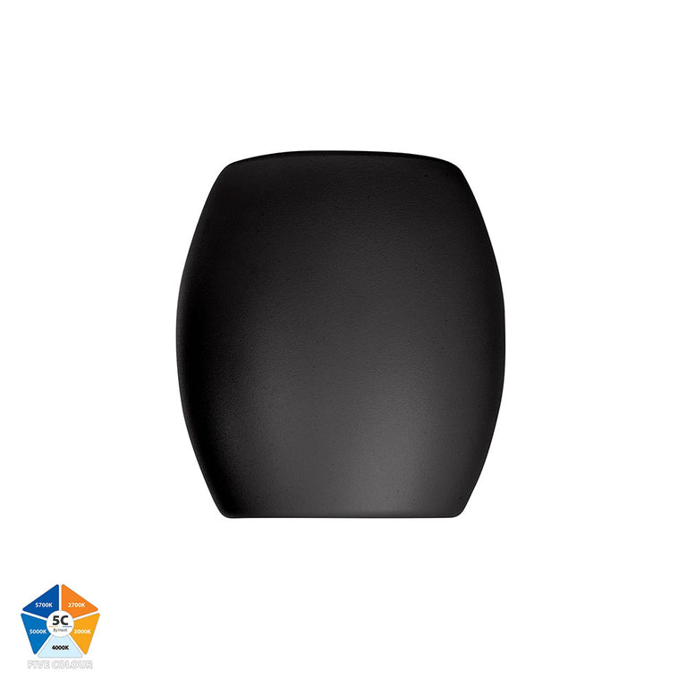 Nella 7W Quinto 240V LED Surface Mounted Downlight Black - HV5848S-BLK