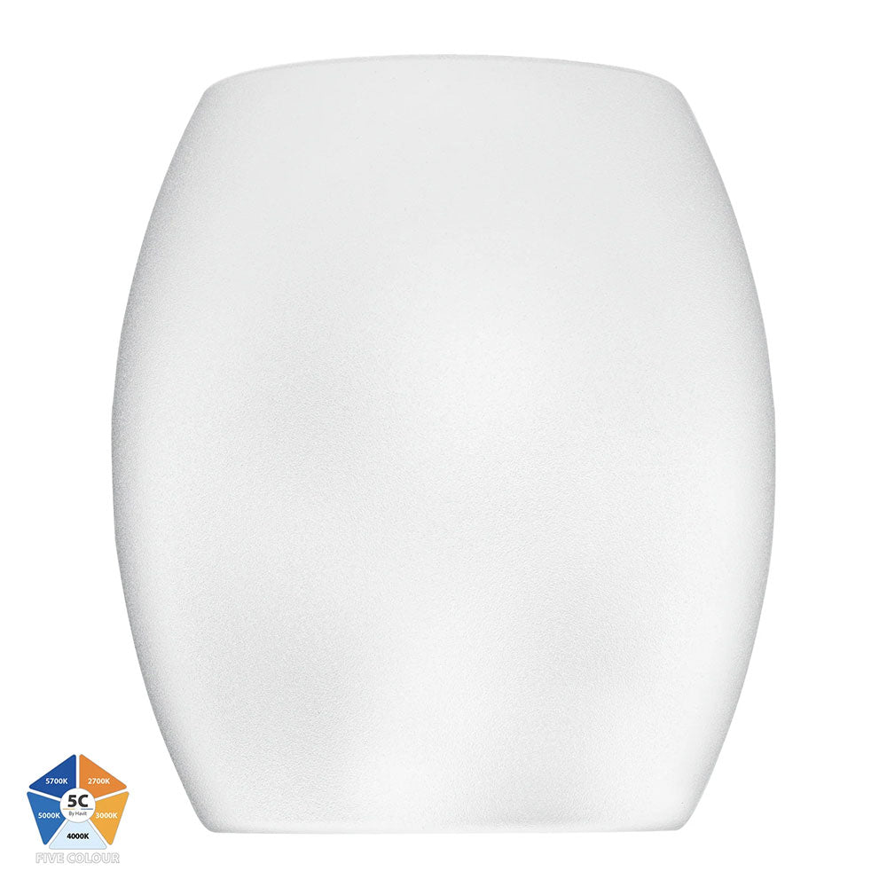 Nella 12W Quinto 240V LED Surface Mounted Downlight White - HV5849S-WHT
