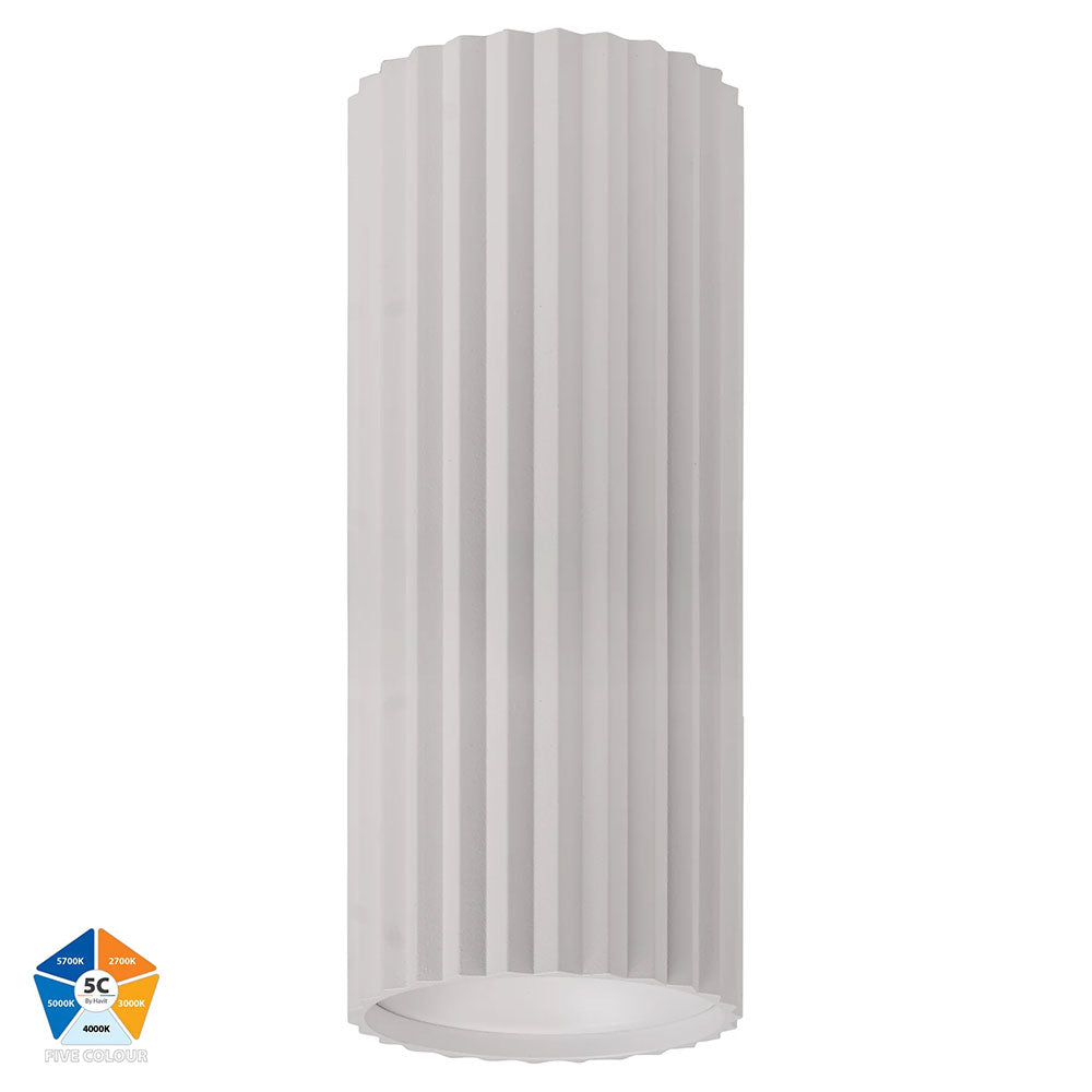 Nella 7W Quinto 12V DC LED Surface Mounted Downlight White - HV5851S-WHT-EXT-12V