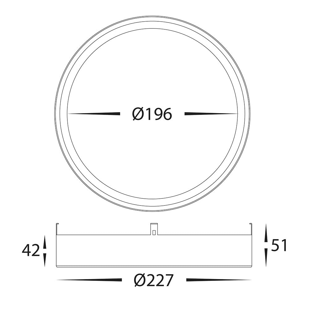 Auster Trim To Suit HV5863S-WHT Black / Gold - HV5863-2-BLKGLD