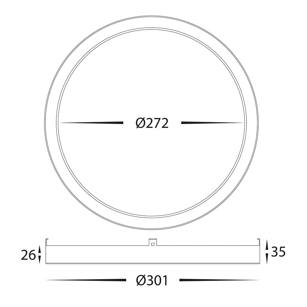 Auster Trim To Suit HV5864S-WHT Gold - HV5864-1-GLD