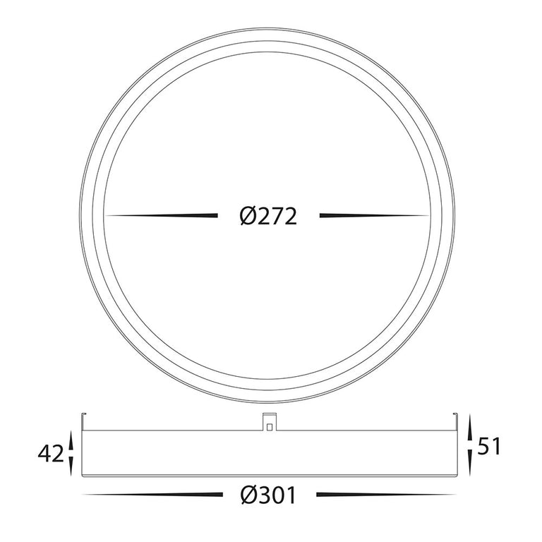 Auster Trim To Suit HV5864S-WHT White / Gold - HV5864-2-WHTGLD