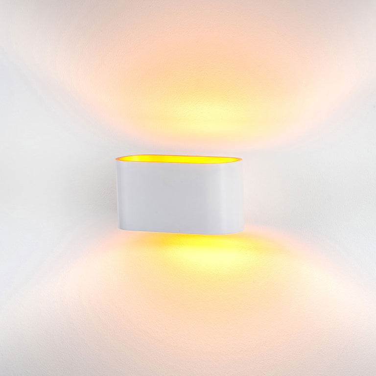 Concept 2W 240V G9 LED Up & Down Wall Light White / Warm White - HV8028W-WHT