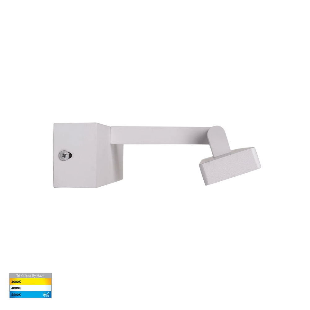 Vanita 40W CCT 240V LED 800mm Adjustable Wall Light White - HV8103T-WHT