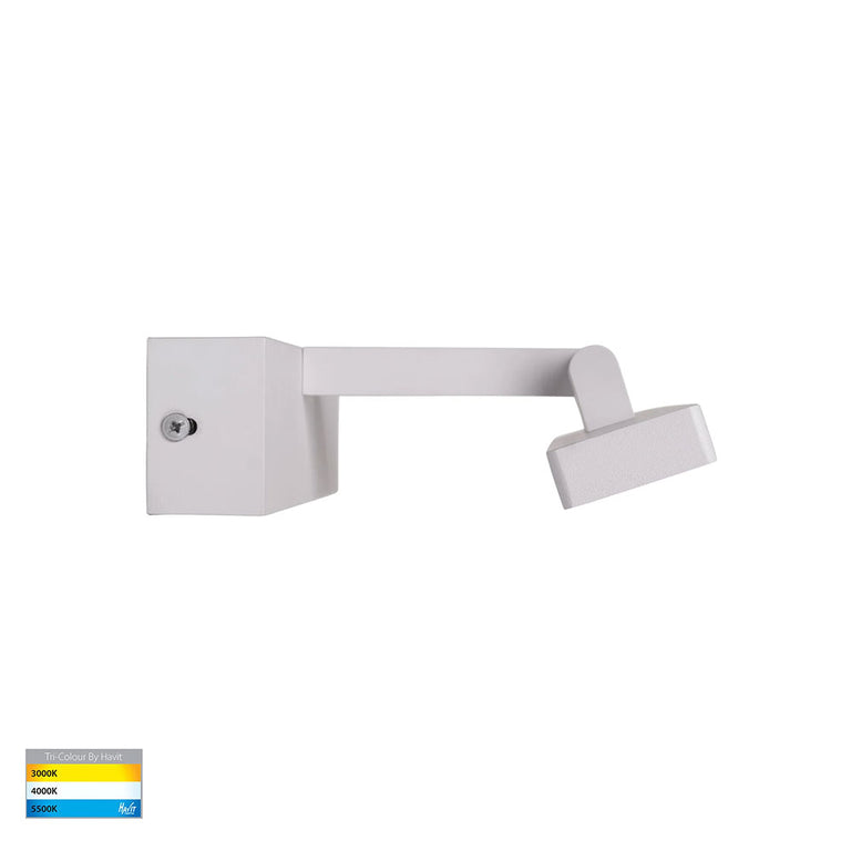 Vanita 40W CCT 240V LED 800mm Adjustable Wall Light White - HV8103T-WHT