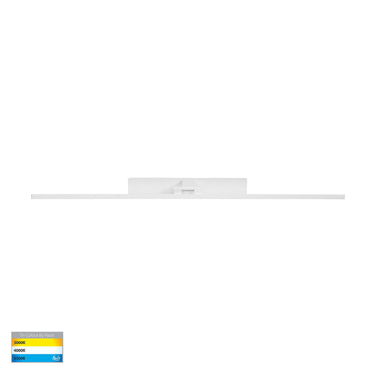 Vanita 50W CCT 240V LED 1000mm Adjustable Wall Light White - HV8104T-WHT