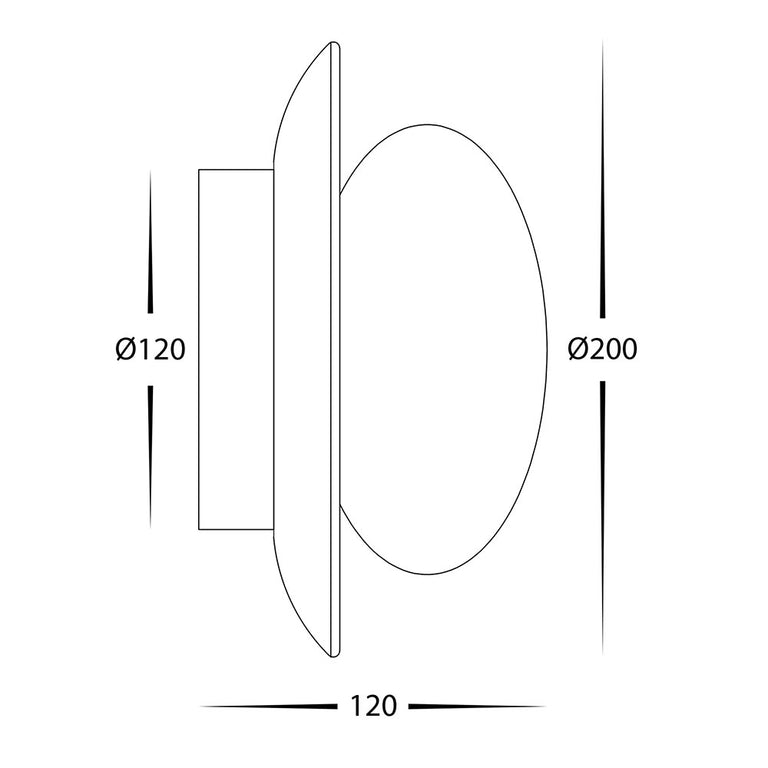 Holz Oak Timber LED Wall Light - HV8302W-OAK