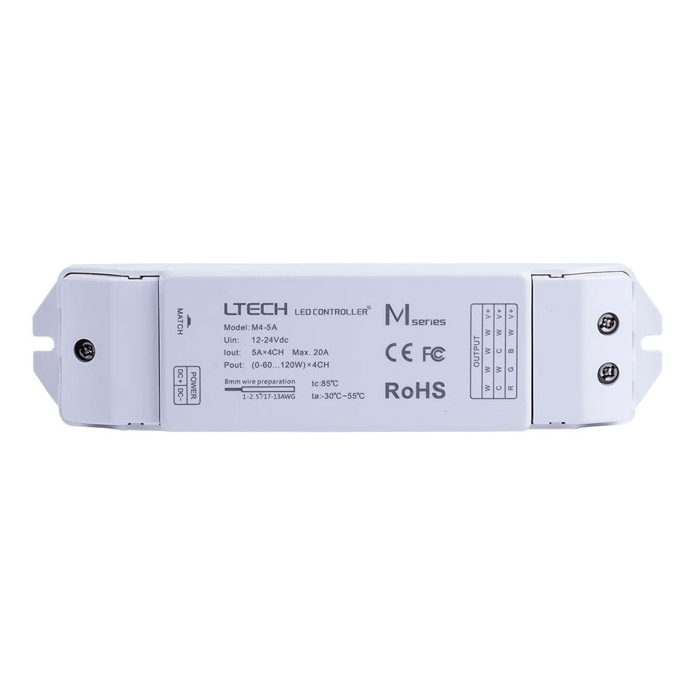 Single Colour LED Strip Controller and Receiver - HV9102-M1+M4-5A
