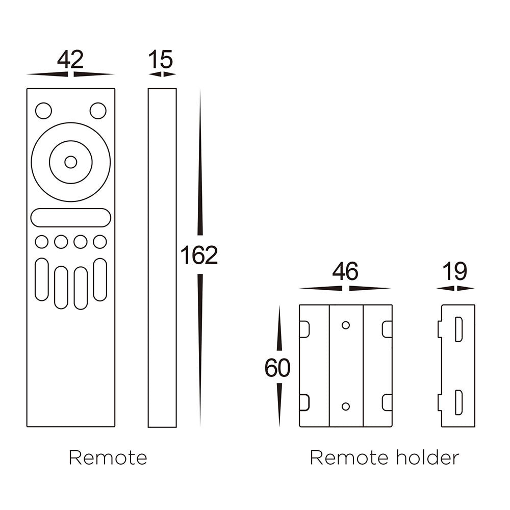 Single Colour 4 Zone Remote Controller - HV9102-Q1