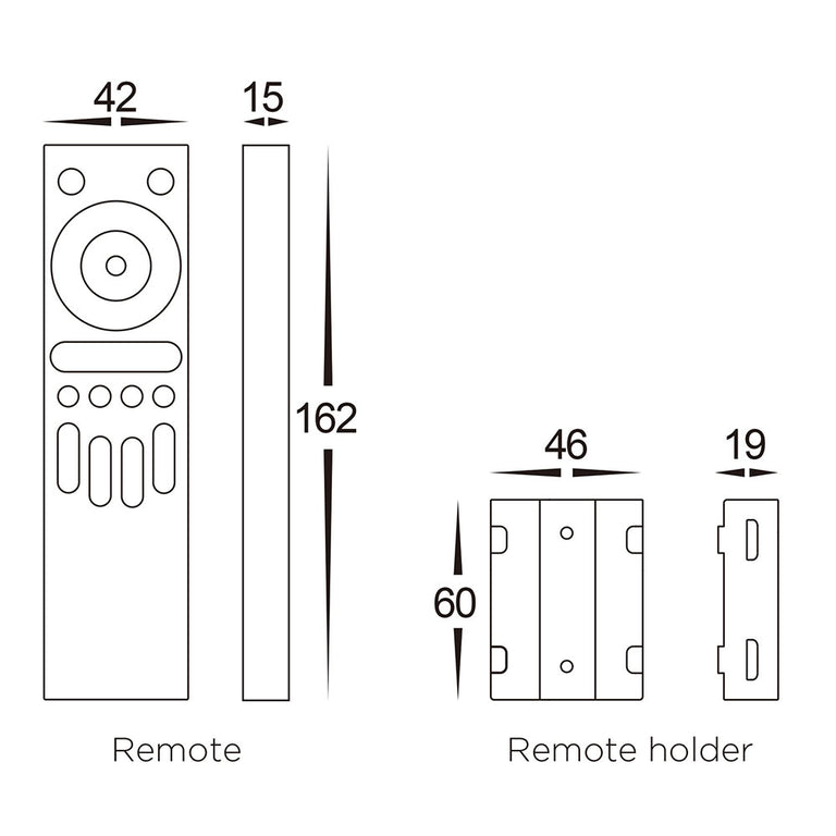 RGBW/RGBC 4 Zone Remote Controller - HV9102-Q4
