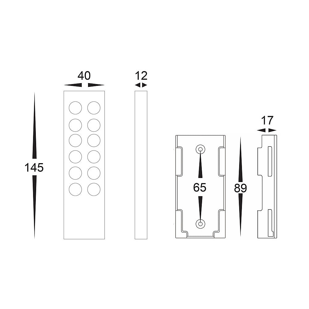 RGBC & RGBW LED Strip Remote Controller - HV9102-V4