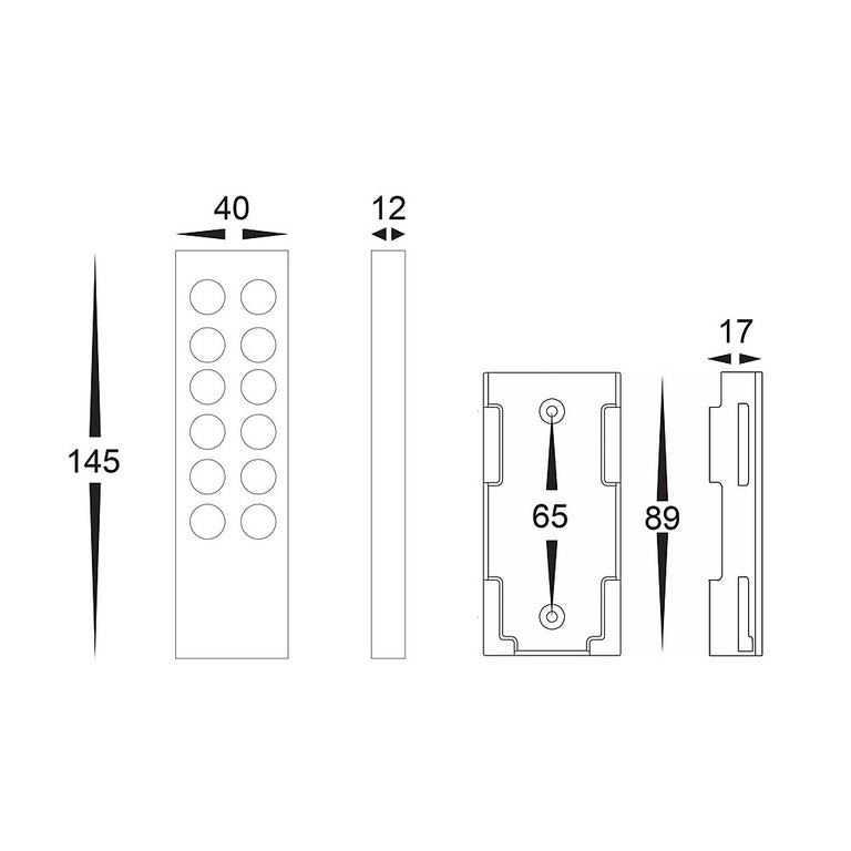 RGBC & RGBW LED Strip Remote Controller - HV9102-V4