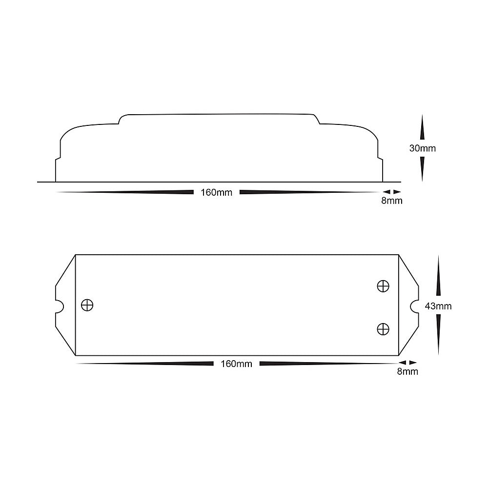 RGBW 0-1/10V LED Strip Controller - HV9106-LT-704-5A