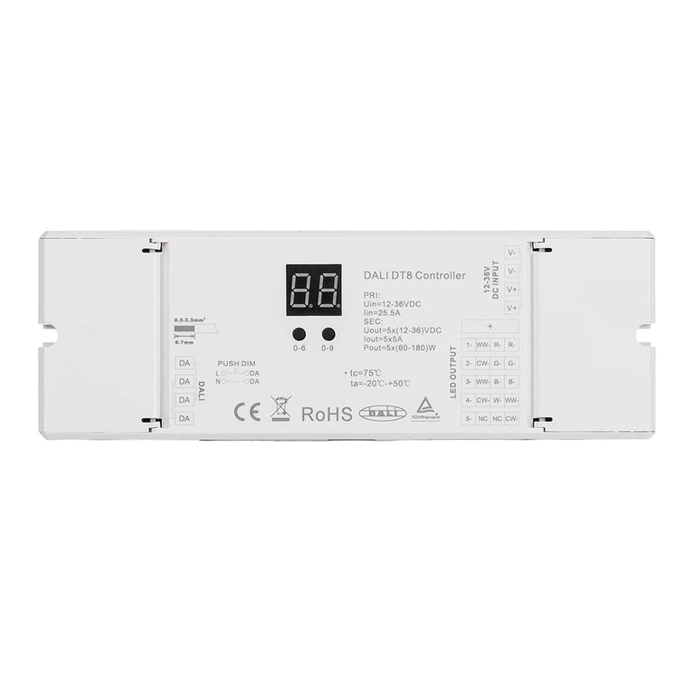 Dali 12~24V DC DT8 LED Strip Controller - HV9107-2309P-5C