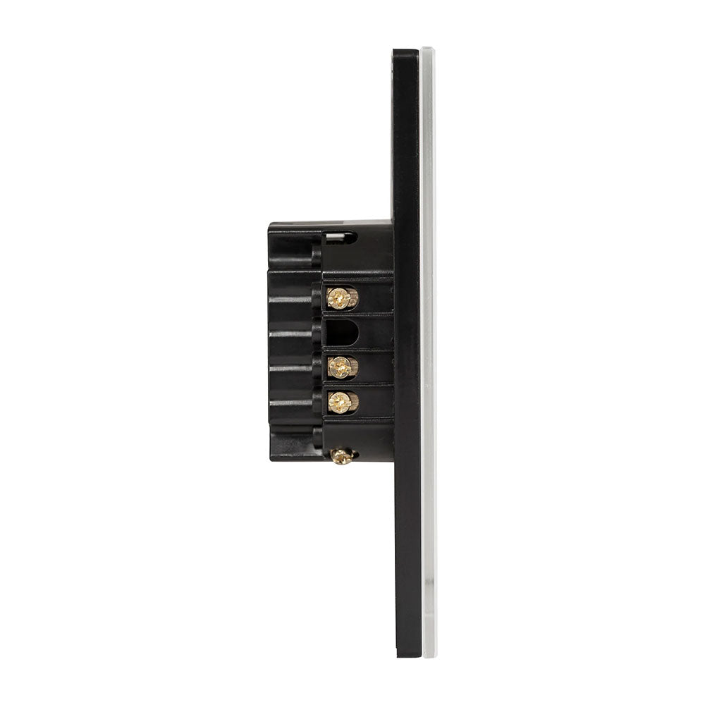 Wifi 2 x 300W 240V Two Gang Wall Switch White - HV9110-2