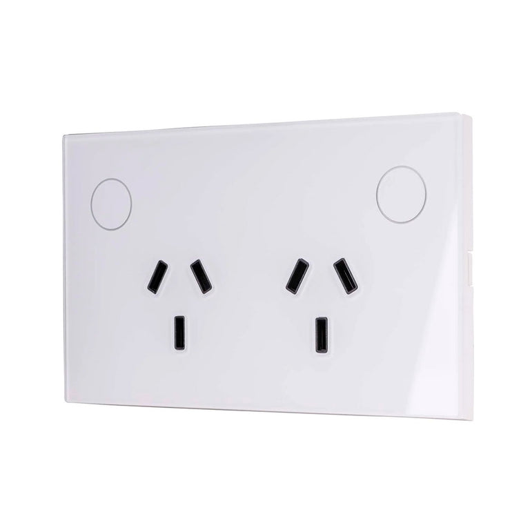 Wifi Double Powerpoint White - HV9114