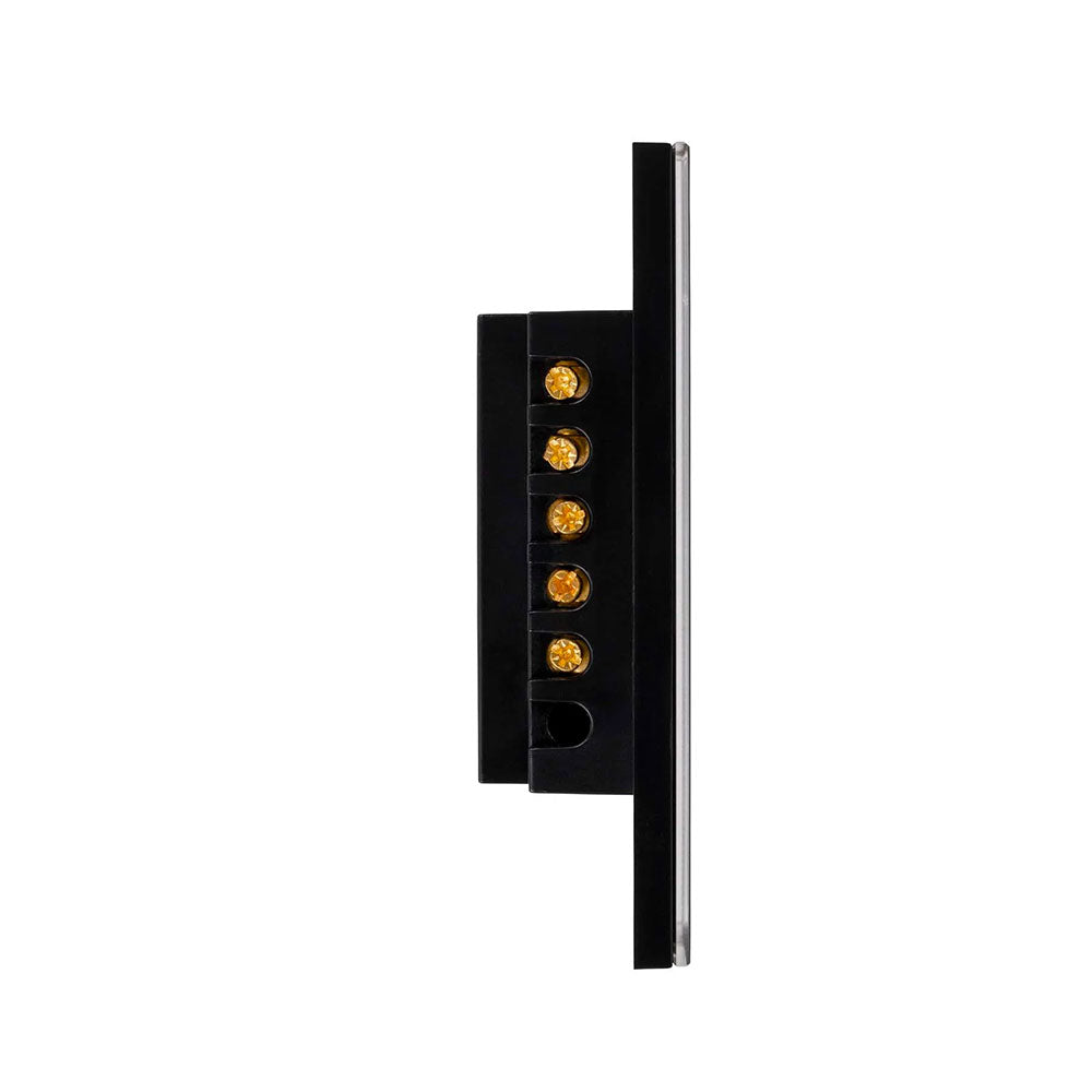 Wifi 3 x 300W 240V Three Gang Wall Switch Black - HV9210-3