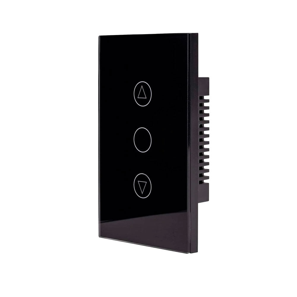 Wifi 300W 240V Single Gang Dimmer Wall Switch Black - HV9211
