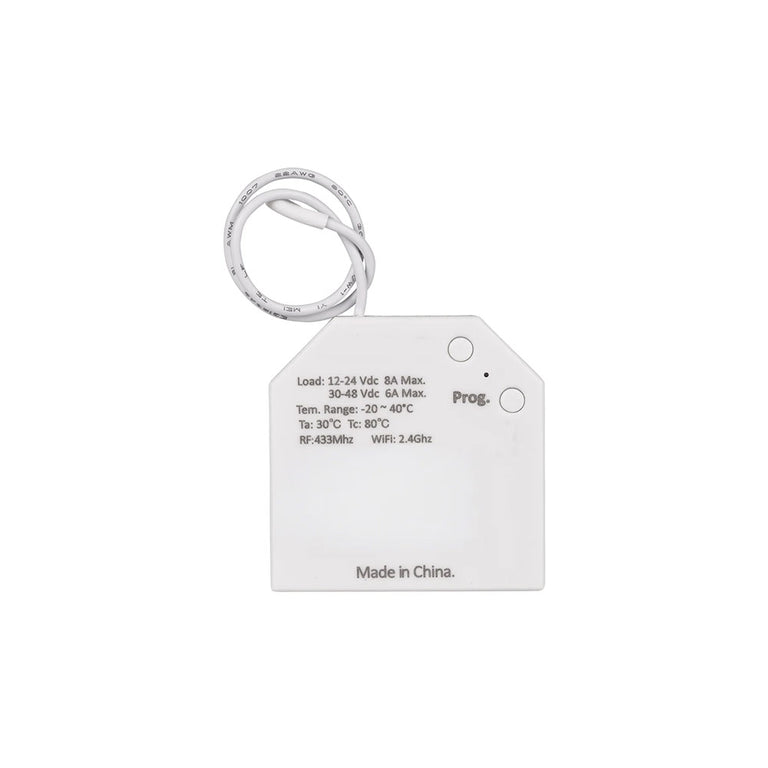 12 - 24V DC Single Channel RF With Push Dim Receiver - HV9271