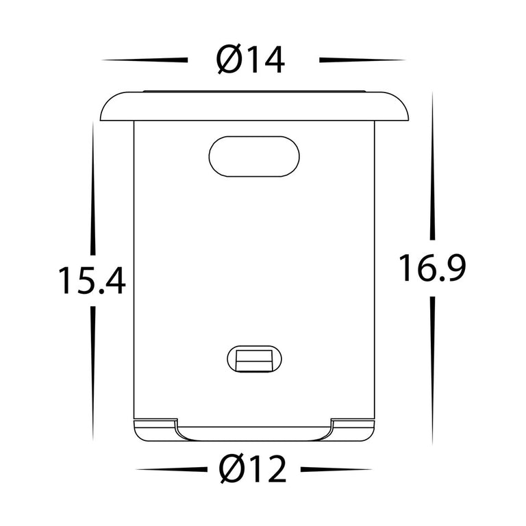 12 - 24V DC Dual Door Sensor Black - HV9286