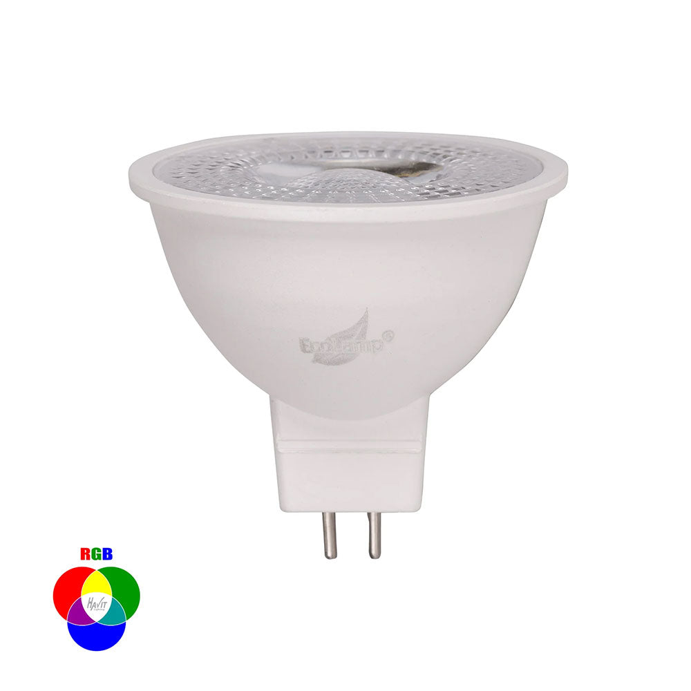5W 12V DC MR16 LED Globe with Remote / RGB - HV95021-12V