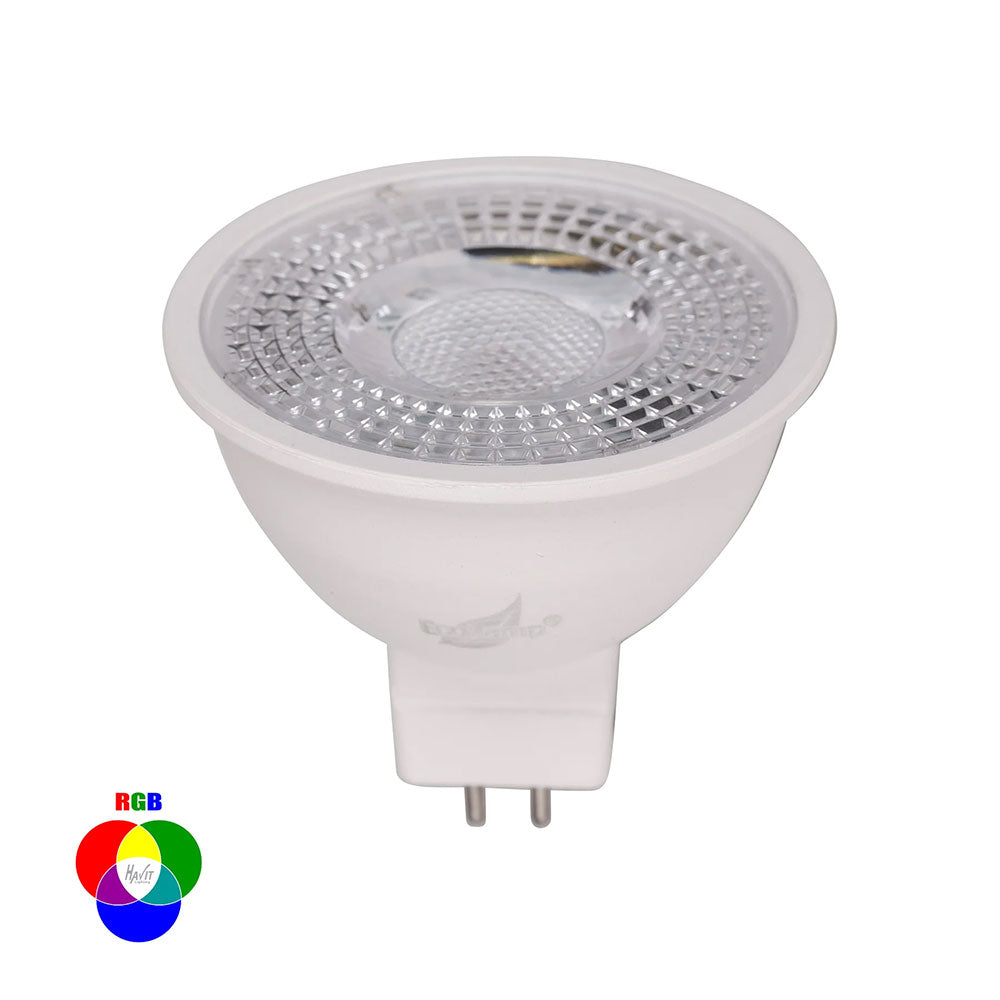 5W 12V DC MR16 LED Globe with Remote / RGB - HV95021-12V