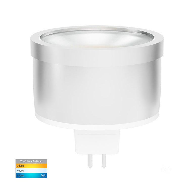 9in1 3/5/7W 12V DC MR16 LED Globe / Tri-Colour - HV9507