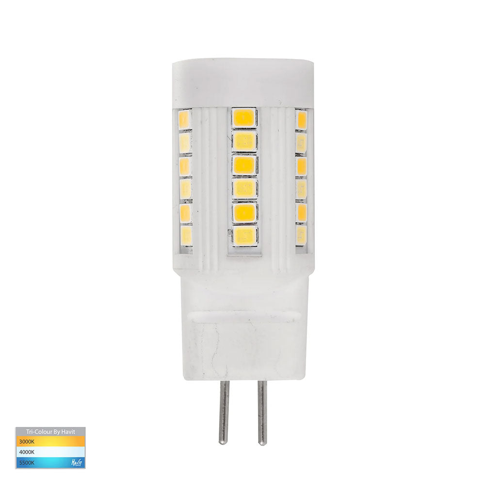 3W 12V DC G5.3 Bi Pin LED Globe / Tri-Colour - HV9518