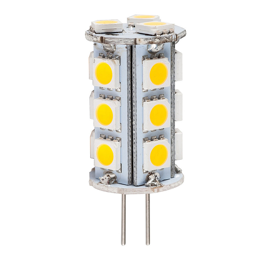 3.2W 12V DC G4 Bi Pin LED Globe / Cool White - HV9523-3.2W