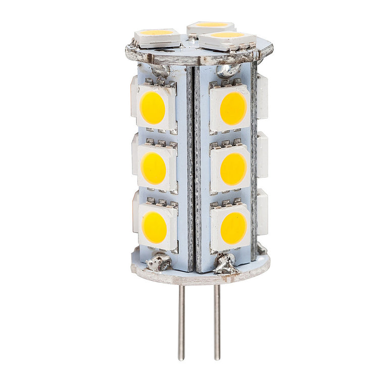 3.2W 12V DC G4 Bi Pin LED Globe / Cool White - HV9523-3.2W
