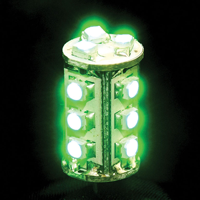 1.4W 12V DC G4 Bi Pin LED Globe / Green - HV9527