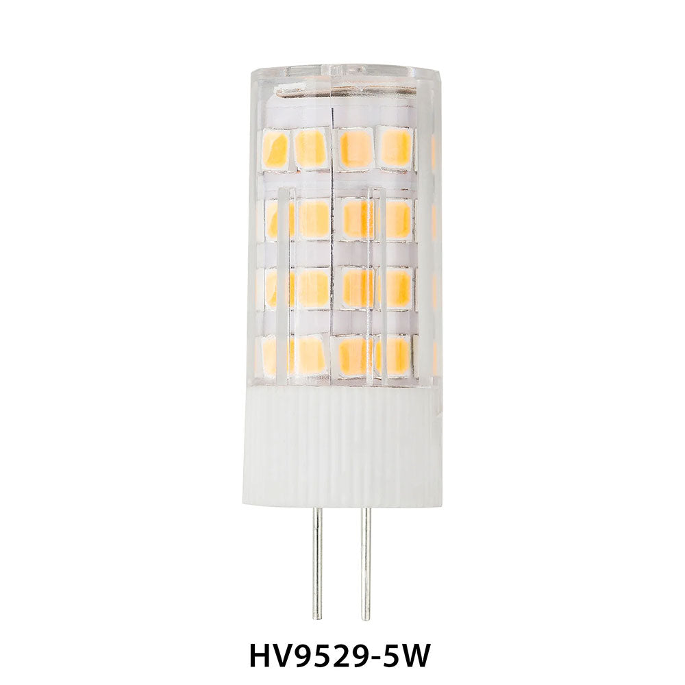 5W 12V DC G4 Bi Pin LED Globe / Warm White - HV9529-5W