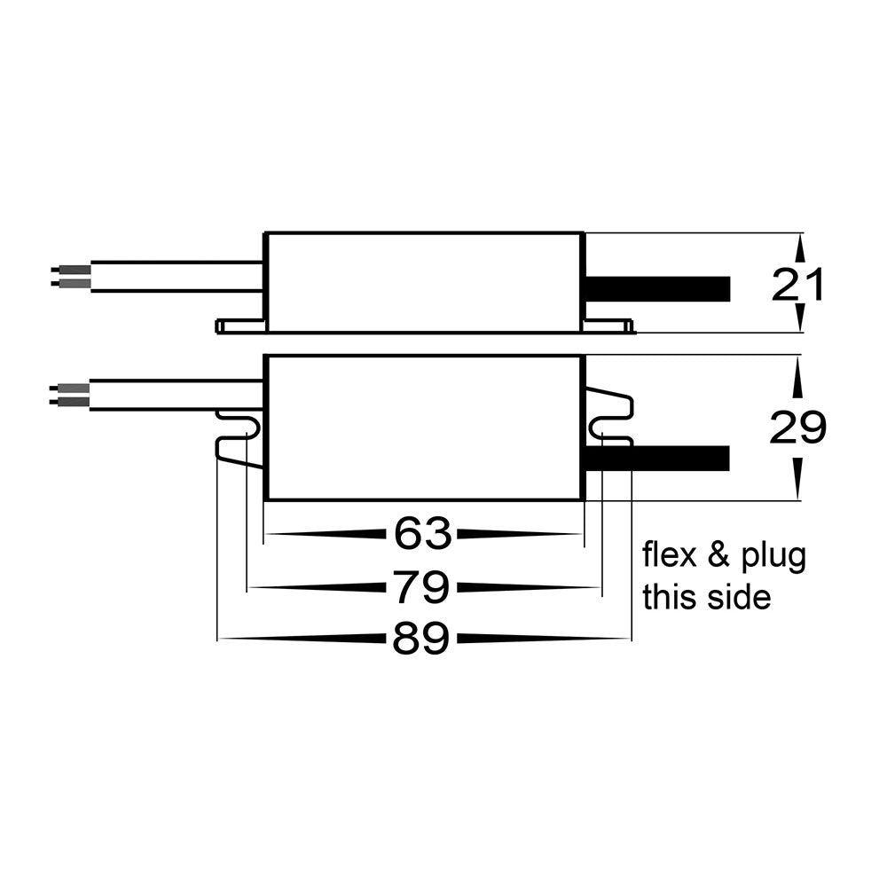 10W 24V DC Weatherproof LED Driver - HV9650S-24V