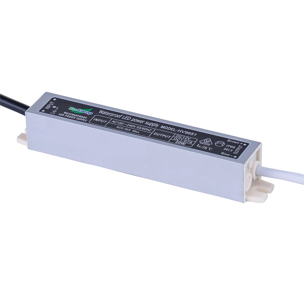 Weatherproof 20W 12V DC IP66 LED Driver - HV9651