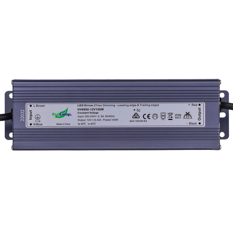 Triac Weatherproof 100W 12V DC LED Driver - HV9660-12V100W