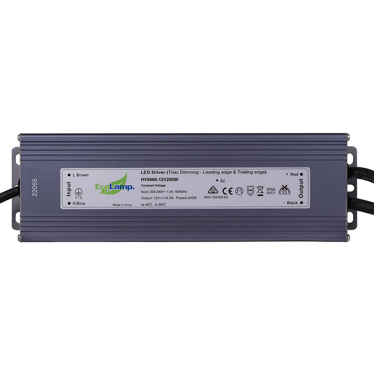 Triac Weatherproof 200W 24V DC LED Driver - HV9660-24V200W