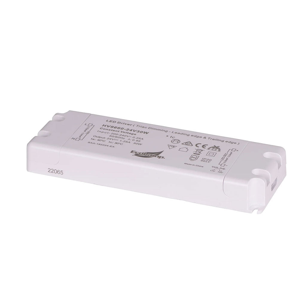 Triac Indoor 30W 24V DC LED Driver - HV9660-24V30W