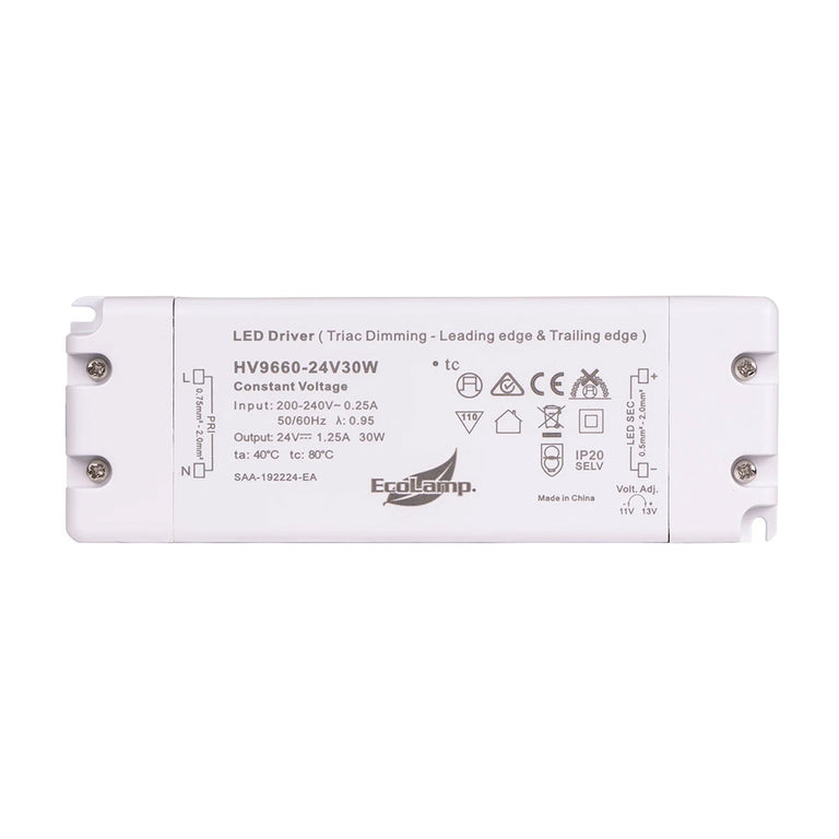 Triac Indoor 30W 12V DC LED Driver - HV9660-12V30W