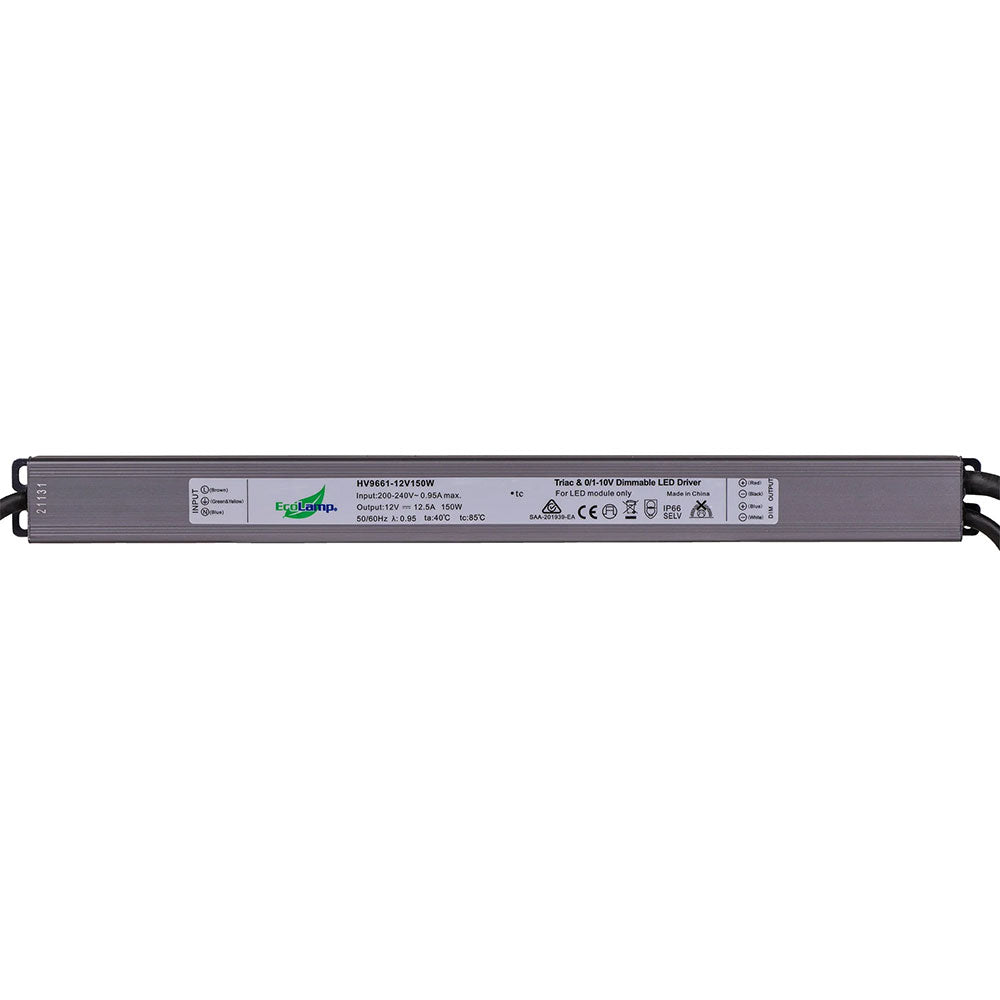 Triac + 0-1/10v Weatherproof 150W 24V DC Dimmable LED Driver - HV9661-24V150W