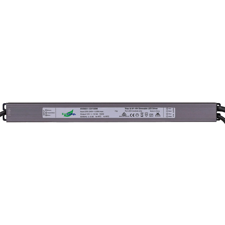 Triac + 0-1/10v Weatherproof 150W 24V DC Dimmable LED Driver - HV9661-24V150W