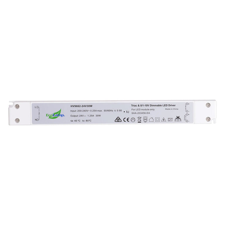 Triac + 0-1/10v 30W 24V DC Dimmable LED Driver - HV9662-24V30W