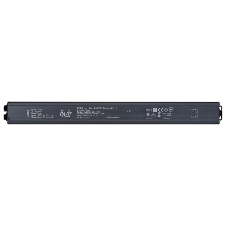 Dali 150W 12V DC LED Dali 2 + Push Dim Weatherproof Driver - HV96632-12V150W