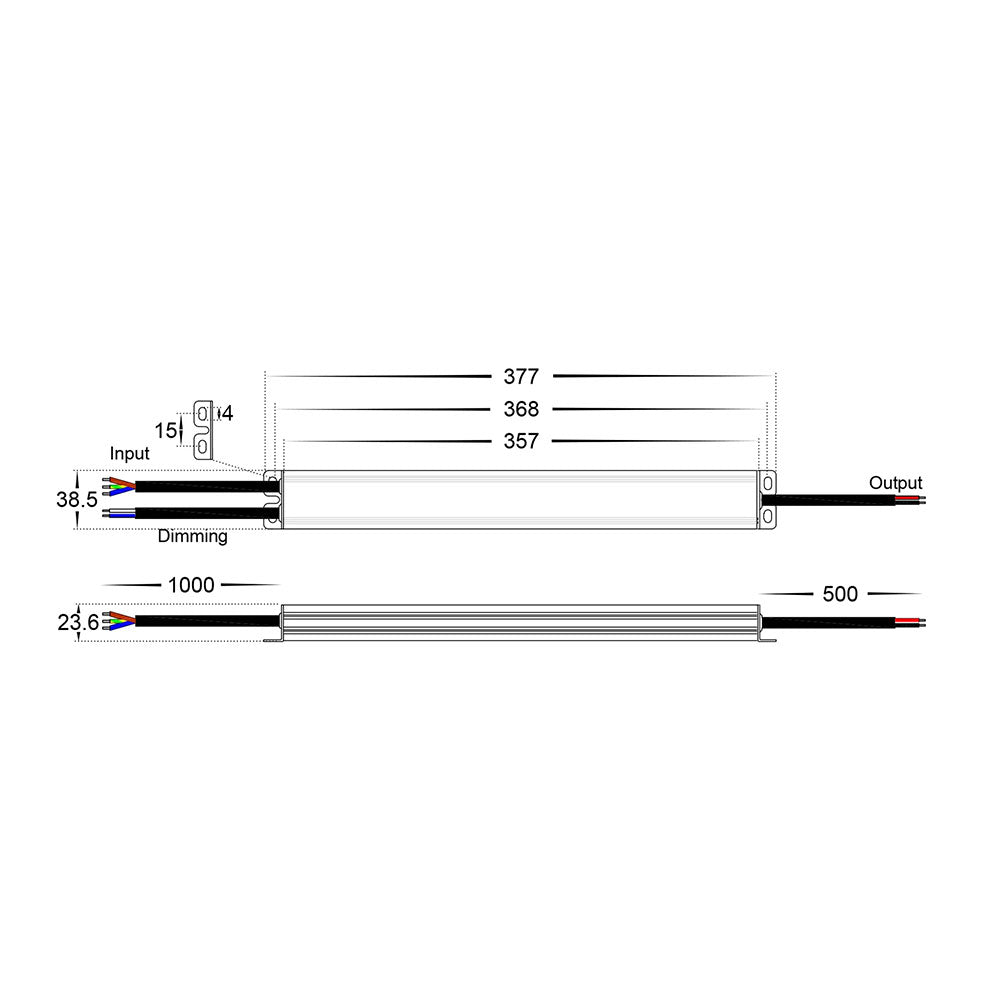Dali 150W 12V DC LED Dali 2 + Push Dim Weatherproof Driver - HV96632-12V150W