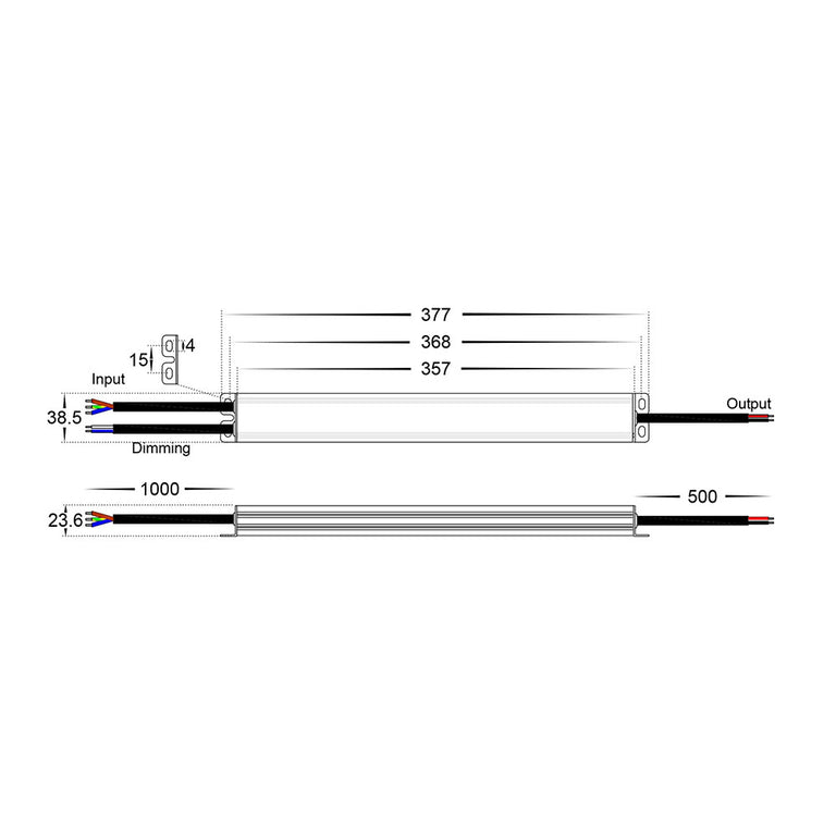 Dali 150W 24V DC LED Dali 2 + Push Dim Weatherproof Driver - HV96632-24V150W