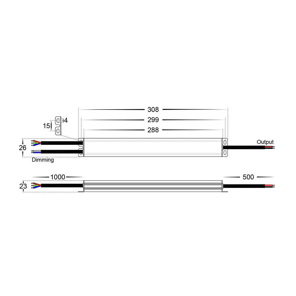Dali 60W 12V DC LED Dali 2 + Push Dim Weatherproof Driver - HV96632-12V60W