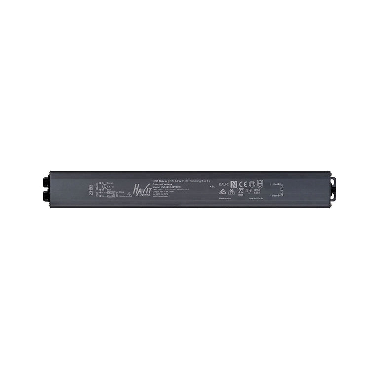 Dali 60W 12V DC LED Dali 2 + Push Dim Weatherproof Driver - HV96632-12V60W