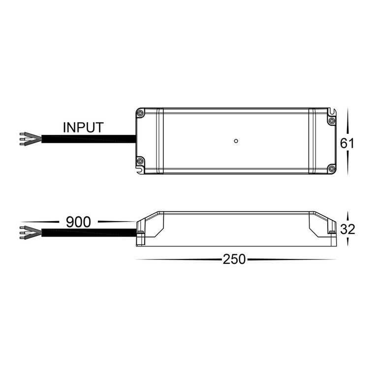 Indoor 75W 12V DC LED Driver - HV9667-12V75W