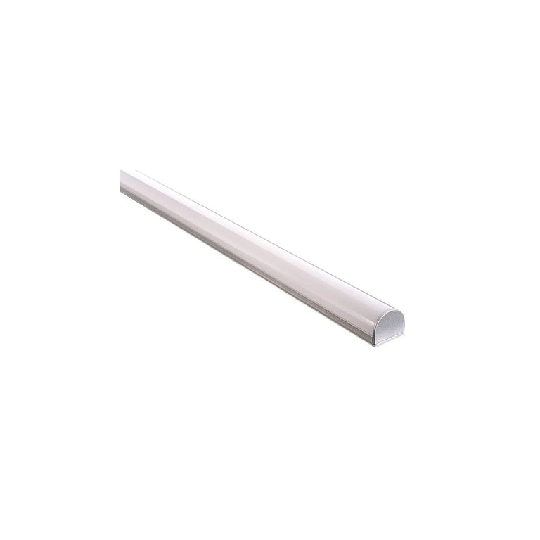 Rounded 2 Metre 26x23mm Aluminium LED Profile - HV9690-2618-2M