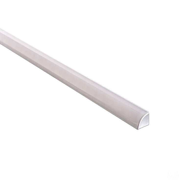 Micro Corner 1 meter 10x10mm Aluminium LED Profile Silver - HV9691-1010
