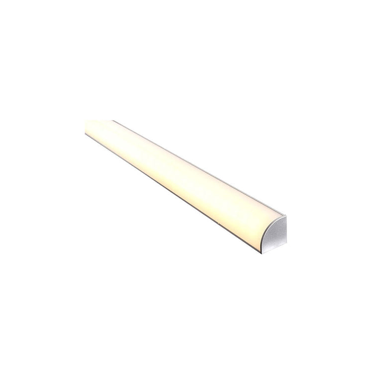 Corner 2 meter 30x30mm Aluminium LED Profile Silver - HV9691-3030-2M